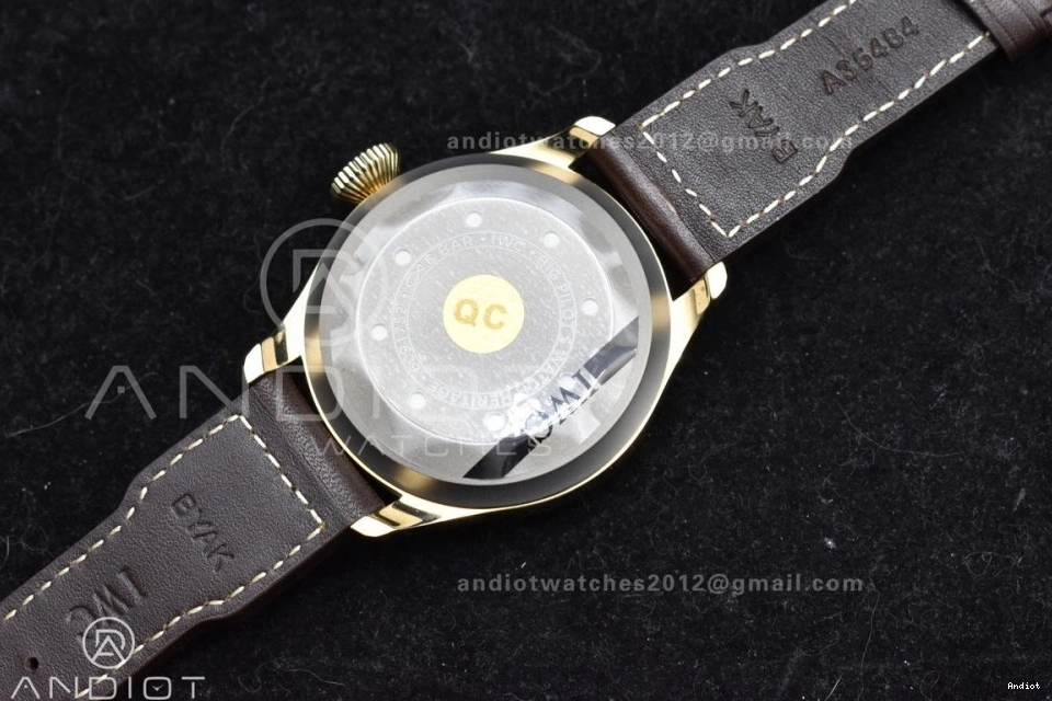 ZF Best Brown on Dial Edition IW501005 UrbanChic Strap Big Real Black Bronze 519 Leather 1:1 A Pilot 0713